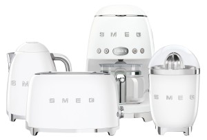 Zestaw Smeg - DCF02WHEU + KLF03WHMEU + TSF01WHMEU + CJF01WHMEU