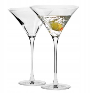 Kieliszki do martini Drinków Duet Krosno 2 szt 170 ml  Eleganckie Komplet