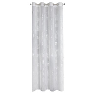 Firana Gotowa na Przelotkach Capri 140x250cm Srebrna