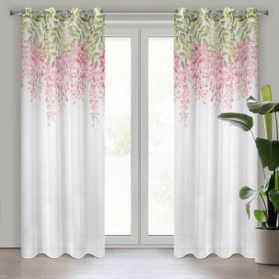 Firana Gotowa na Przelotkach Julieta 140x250cm Kolorowa