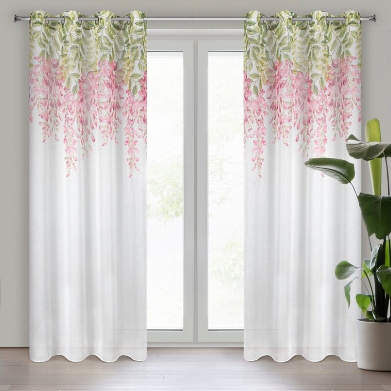 Firana Gotowa na Przelotkach Julieta 140x250cm Kolorowa
