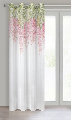 Firana Gotowa na Przelotkach Julieta 140x250cm Kolorowa