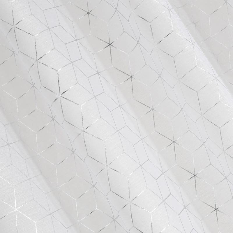 Firana Gotowa na Przelotkach Seylan 140x250cm Biała