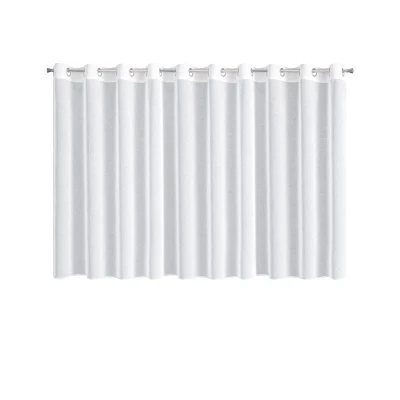 Firana Gotowa na Przelotkach Lana 350x150cm Biała