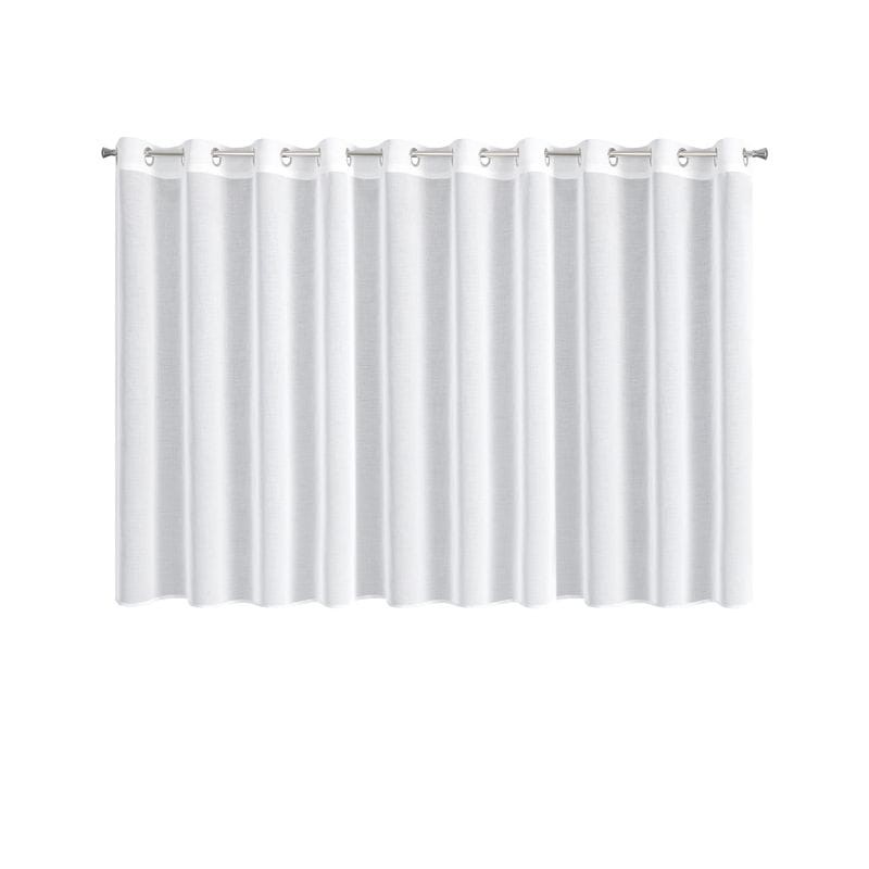 Firana Gotowa na Przelotkach Lana 350x150cm Biała