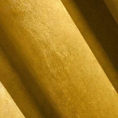Zasłona Gotowa Przelotki Melanie 140x250cm Musztardowa Welur