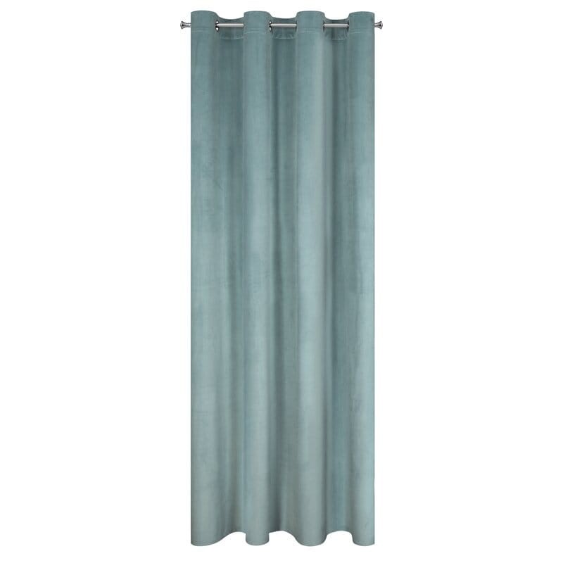 Zasłona Gotowa Przelotki Melanie 140x250cm Szałwiowa Welur