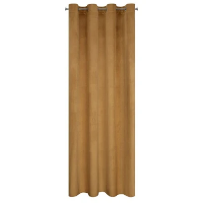 Zasłona Gotowa Przelotki Melanie 140x250cm Miodowa Welur