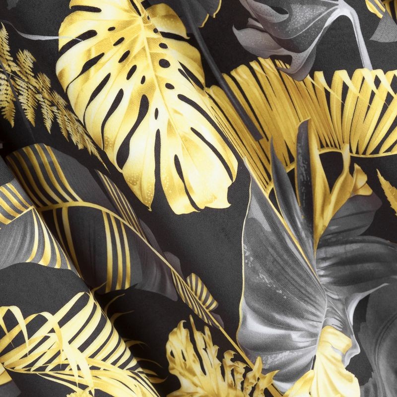 Zasłona Gotowa Bler na Taśmie 140x270cm Czarna Welur