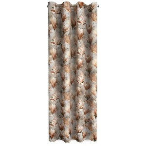 Zasłona Gotowa Przelotki Lari 140x250cm Ciemnobeżowa