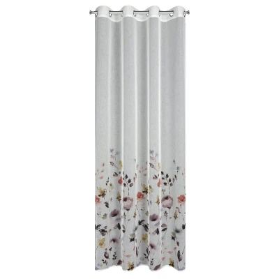 Zasłona Gotowa Przelotki Lavin 140x250cm Biała