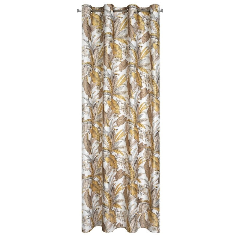 Zasłona Gotowa Przelotki Bari 140x250cm Biała Welur
