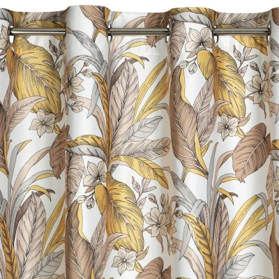Zasłona Gotowa Przelotki Bari 140x250cm Biała Welur