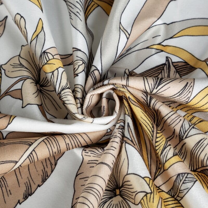 Zasłona Gotowa Przelotki Bari 140x250cm Biała Welur