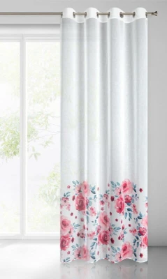 Zasłona Gotowa Przelotki Carla 140x250cm Biała
