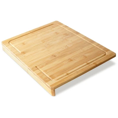 Deska do Krojenia Stolnica  z Rantem Drewniana 45 cm Naturalna Podkładka