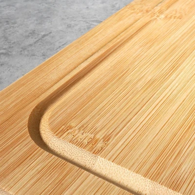 Deska do Krojenia Stolnica  z Rantem Drewniana 45 cm Naturalna Podkładka