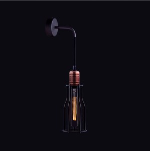 Lampa ścienna Kinkiet 1x60W Czarna NOWODVORSKI