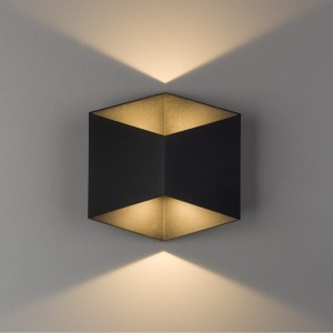 Lampa ścienna Natynkowa 2x5W Czarna NOWODVORSKI