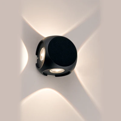 Kinkiet zewnętrzny Lampa PATRAS 4x1W LED Czarny Nowodvorski