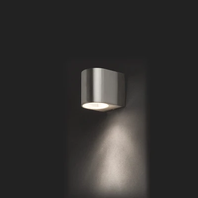 Kinkiet zewnętrzny Lampa ARRIS 1x10W GU10 Srebrny Nowodvorski
