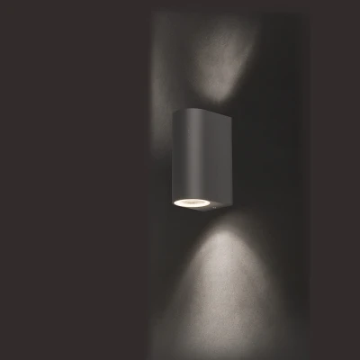 Kinkiet zewnętrzny Lampa NICO 2x10W GU10 Grafit Nowodvorski