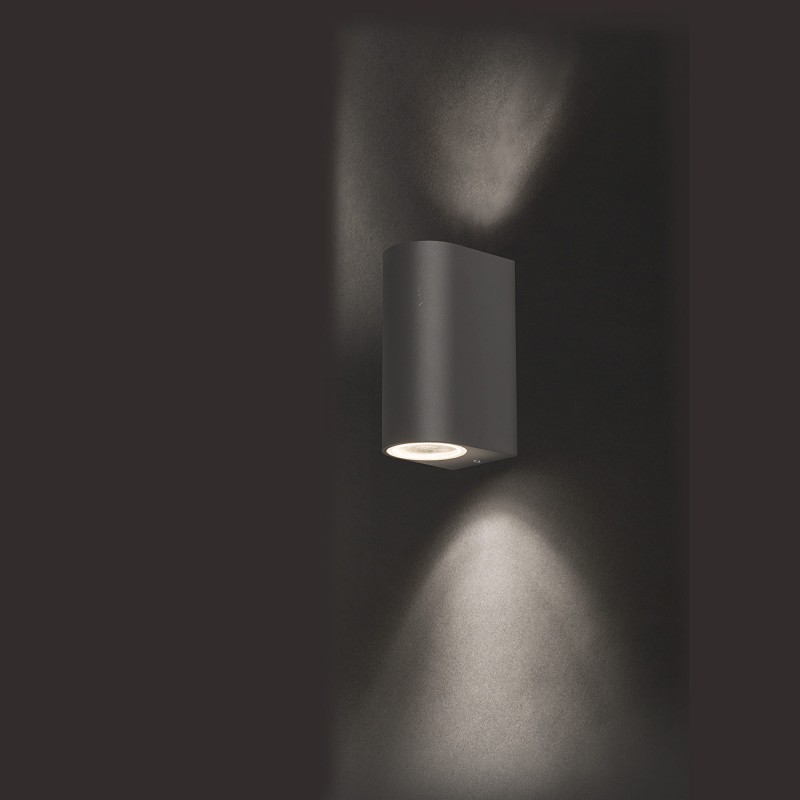 Kinkiet zewnętrzny Lampa NICO 2x10W GU10 Grafit Nowodvorski