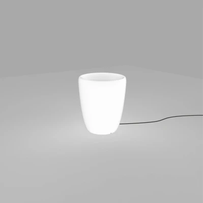Lampa zewnętrzna ogrodowa FLOWERPOT S 1x60W E27 Biały Nowodvorski