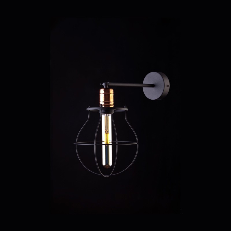 Lampa ścienna Kinkiet MANUFACTURE 1x60W E27 Czarny Nowodvorski
