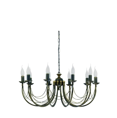 Żyrandol Lampa wisząca ARES 10x60W IP20 E14 Czarny Nowodvorski