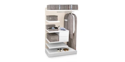 Pokrowiec na Garnitur Sukienki Ubrania materiał Fancy Home 100 x 60 Cappucino