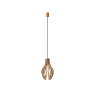 Lampa sufitowa Wisząca 60W Naturalne drewno NOWODVORSKI