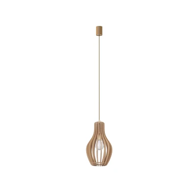 Lampa wisząca IKA A 60W IP20 E27 Drewno Nowodvorski
