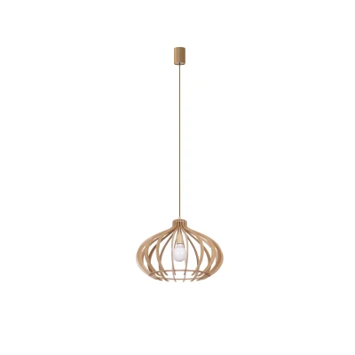 Lampa wisząca IKA D 60W IP20 E27 Drewno Nowodvorski