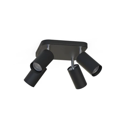 Lampa sufitowa Listwa Reflektor 4x10W LED Czarny Nowodvorski