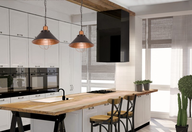 Lampa wisząca GARRET S 1x60W IP20 E27 Czekoladowy Nowodvorski