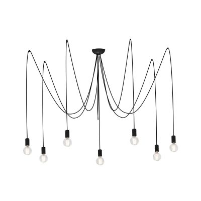 Lampa wisząca SPIDER 7x60W IP20 E27 Czarny Nowodvorski