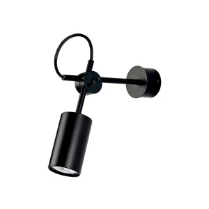 Lampa ścienna Kinkiet regulowany 10W LED Czarna NOWODVORSKI