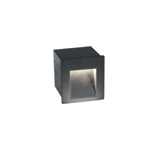 Lampa ścienna Wbudowana 3W Grafitowy NOWODVORSKI