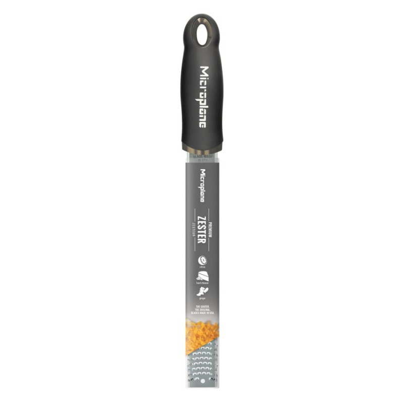 Tarka Skrobak Cytrusów Cytryn Skórek Premium Classic Zester Czerń microplan