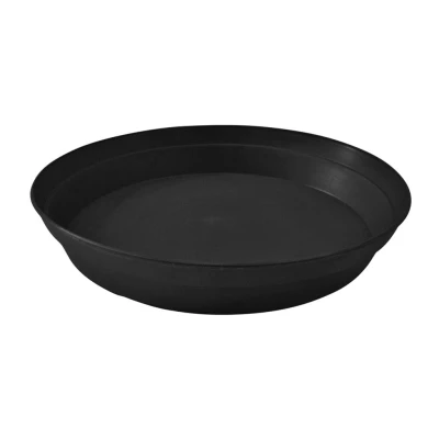 Podstawka pod doniczkę 27,5cm czarna okrągła