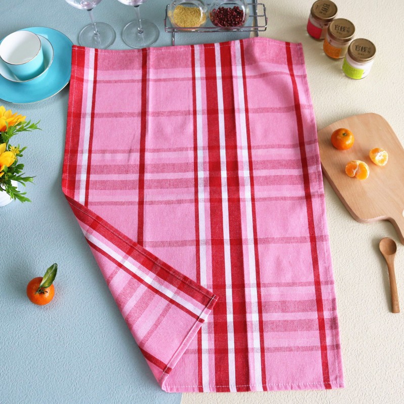 Bawełniana Ścierka Kuchenna Ręcznik 45x65 czerwona