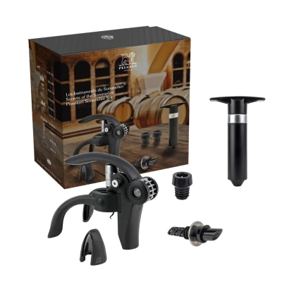 Baltaz Dark Corkscrew + Epivac Pump + Wine pourer