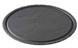 Revol BASALT, Łupek okrągły 30 cm Matt slate style