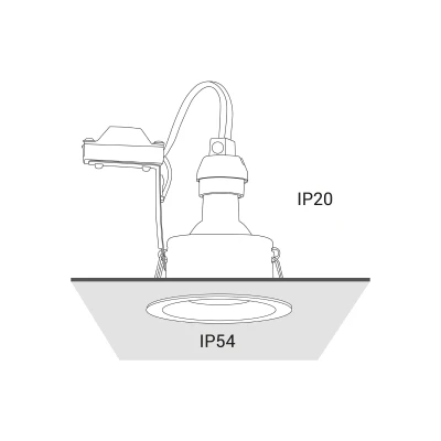 Lampa sufitowa punktowa CHARLIE 1x15W GU10 Biały Nowodvorski