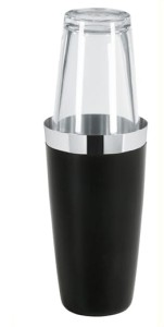 BarEq Boston Shaker 0,8l ze szklanką winylowy czarny