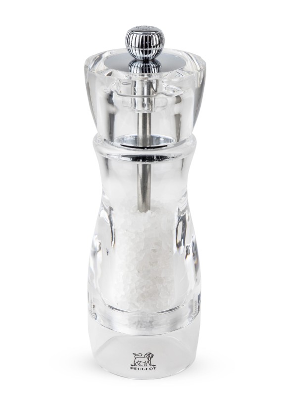 Młynek Vittel 16cm do mielenia soli ręczny peugeot przezroczysty