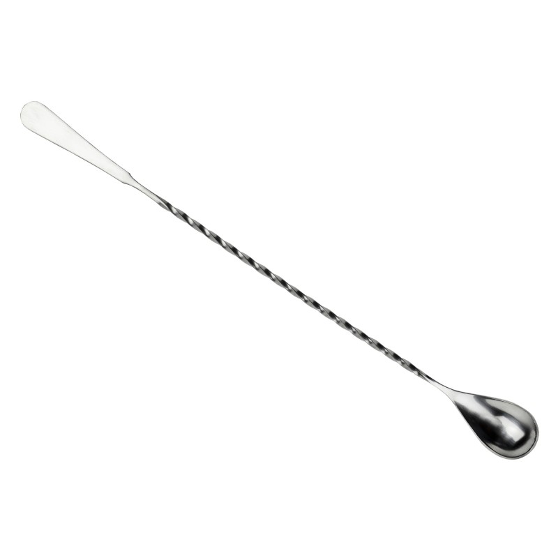 Łyżka barmańska stalowa z mieszadłem dł. 30 cm BAR PROFESSIONAL