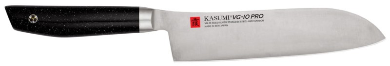 Nóż japoński Santoku kuty VG10 dł. 18 cm KASUMI