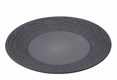 Talerz płaski grafitowy śr. 26 cm